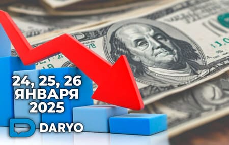 Курс доллара на 24, 25 и 26 января 2025 года 