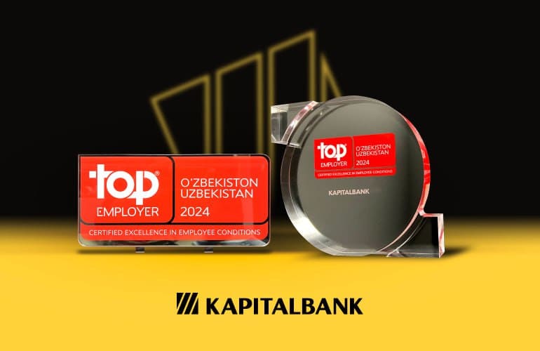 Kapitalbank халқаро Топ Эмплоер сертификатини олди