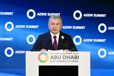 “Yashil” iqtisodiyot, energetika manbalari, iqlim o‘zgarishi: Shavkat Mirziyoyev “Abu-Dabi barqaror rivojlanish haftaligi” sammitida nimalar haqida gapirdi?