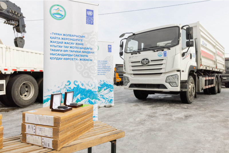 UNDP and Kazakhstan support wildlife conservation with specialized vehicles for protected areas 