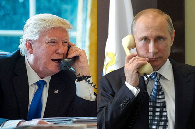 Tramp Putin bilan telefon orqali suhbatlashganini ma’lum qildi 