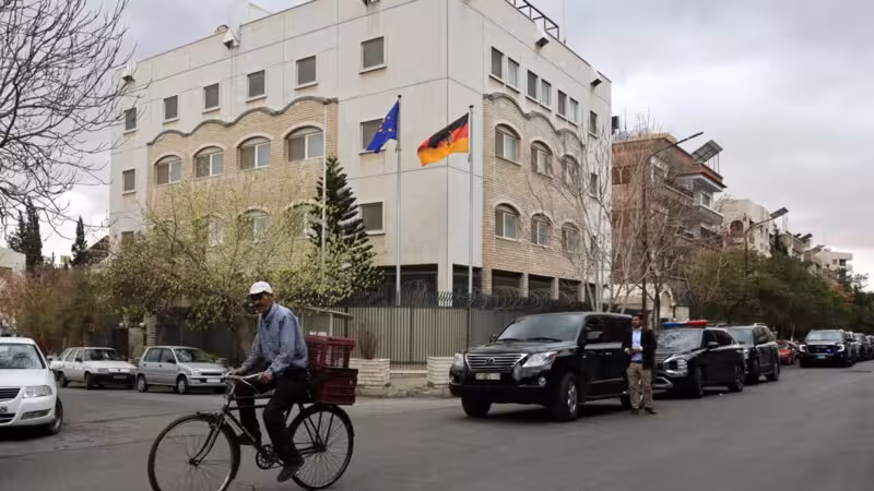 Германия элчихонаси 13 йилдан сўнг Суриядаги фаолиятини қайта бошлади