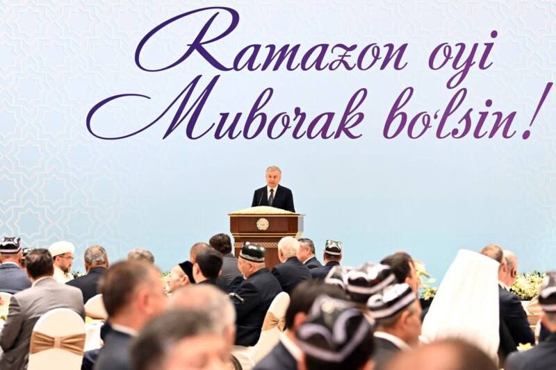 Shavkat Mirziyoyev “Ko‘ksaroy”da o‘tkazilgan iftorlik marosimida nutq so‘zladi
