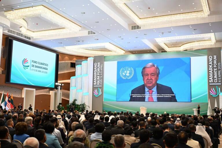 UN Secretary-General Guterres calls for urgent climate action in Central Asia at Samarkand forum 