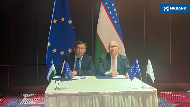 “Mikrokreditbank” ATB O‘zbekistondagi tijorat banklari orasida birinchilardan bo‘lib Yevropa Investitsiya Banki bilan qiymati 40 mln yevroga teng memorandumni imzoladi