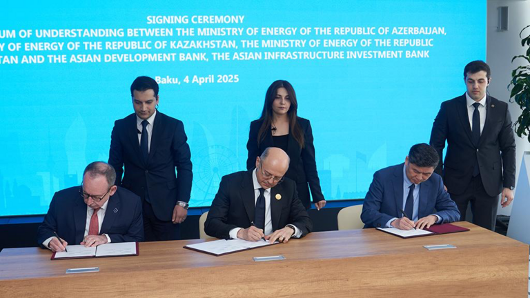 Uzbekistan, Kazakhstan, Azerbaijan, ADB, and AIIB partner on feasibility study for Caspian Green Energy Corridor 