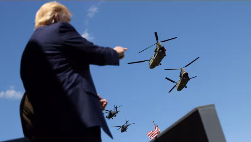 Трамп планирует провести военный парад в свой день рождения