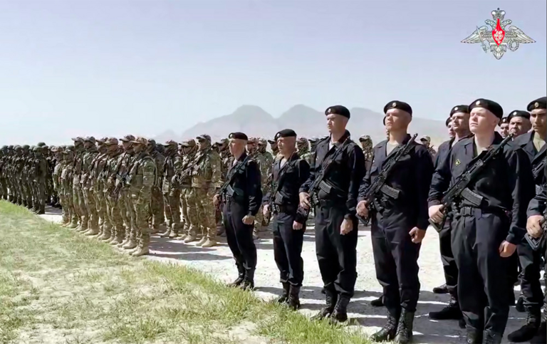 Russia and Tajikistan begin joint anti-terrorist exercises near Tajik-Afghan border