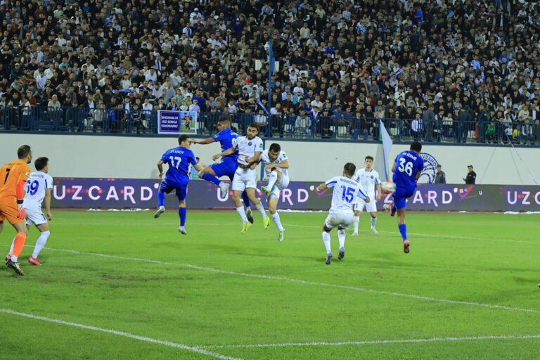 Legionerning goli, amalga oshmagan penalti va muxlislar soni bo‘yicha rekord: “Navbahor” va “Sho‘rtan” o‘yinidan fotogalereya