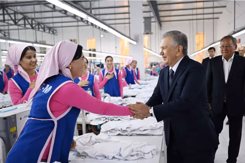 Президент ознакомился с деятельностью предприятия с годовым экспортным потенциалом в 6 млн долларов