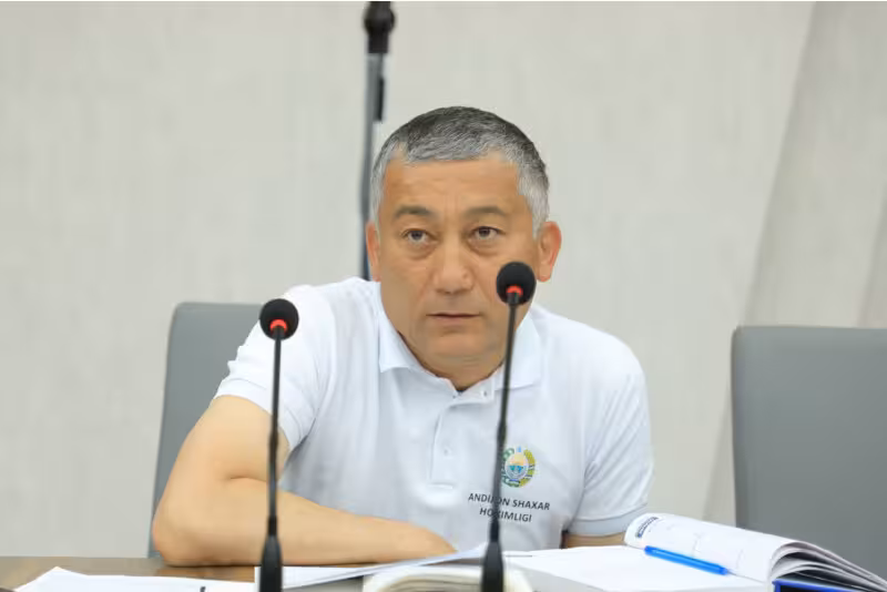Andijon shahri hokimi ishdan olingan — manba