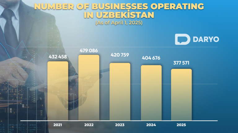 Uzbekistan faces decline in business entities, with 27,000 fewer enterprises in one year 