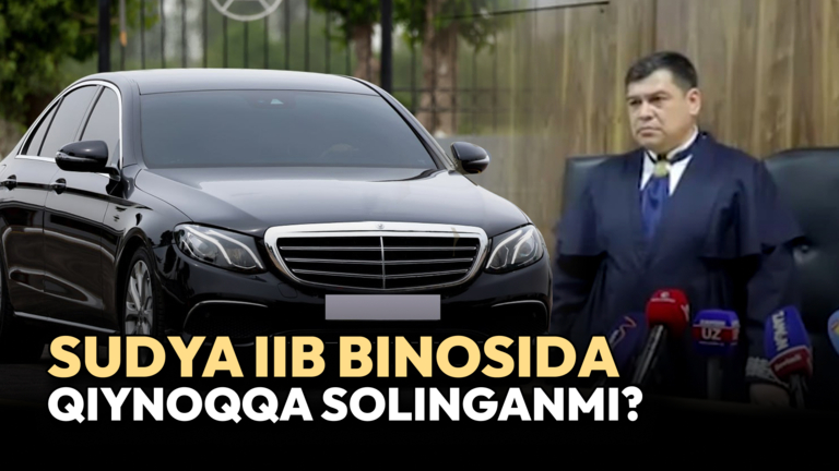 Mashina o‘g‘irlashda gumonlangan sudya IIB binosida qiynoqqa solingani aytildi. IIV inkor etdi