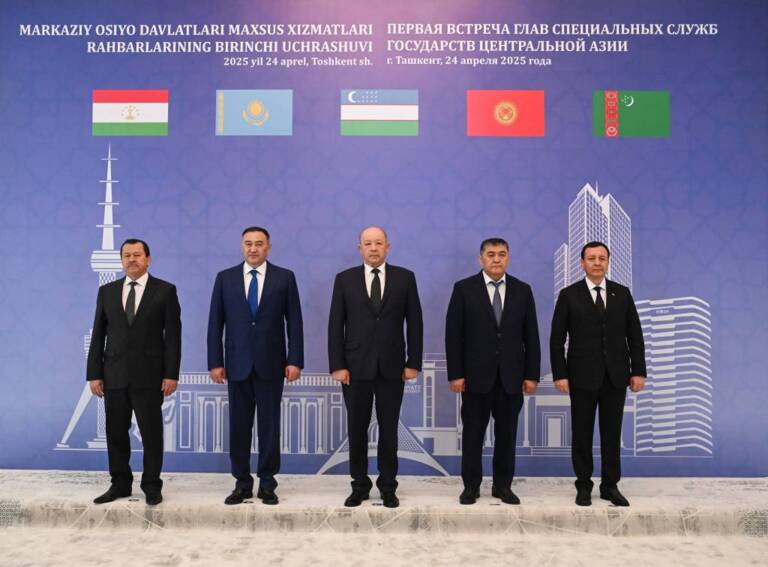 Markaziy Osiyo davlatlari maxsus xizmatlari rahbarlari ilk bor Toshkentda uchrashdi