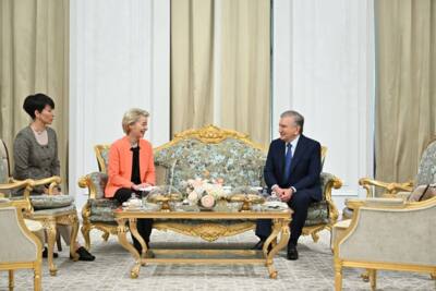 Shavkat Mirziyoyev Yevrokomissiya prezidenti bilan uchrashuv o‘tkazdi