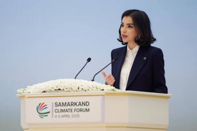 “O‘zbekistonning iqlim o‘zgarishiga qarshi kurashdagi saʼy-harakatlarini taqdim etish men uchun katta sharafdir” – Saida Mirziyoyeva