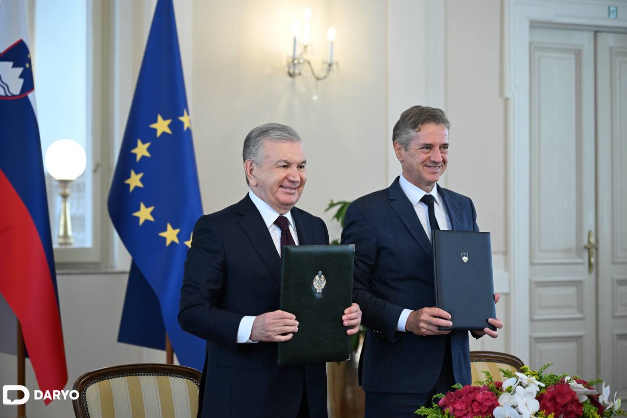 Usbekistan und Slowenien unterzeichnen mehrere Abkommen