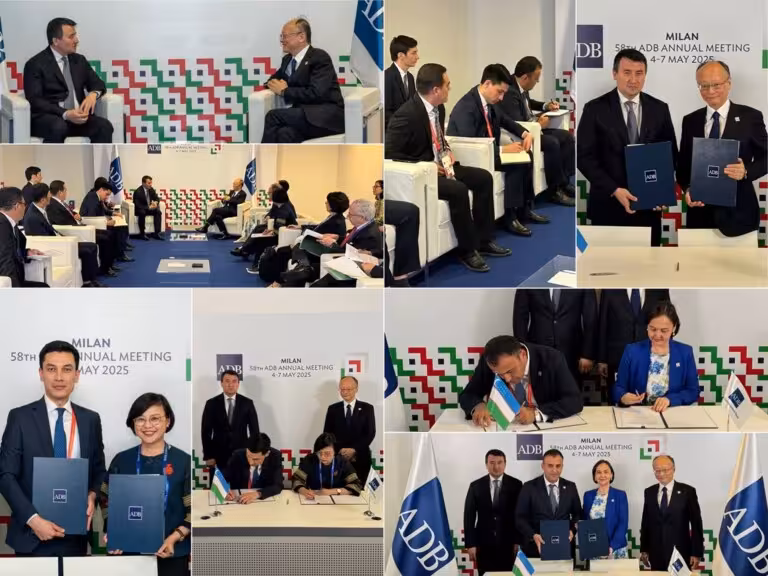 Uzbekistan, ADB sign $3.6bn program to implement 23 new projects in 2025-2026 