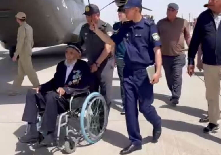 Qashqadaryoda 115 yoshli otaxonning bir asrlik orzusi amalga oshdi (video)