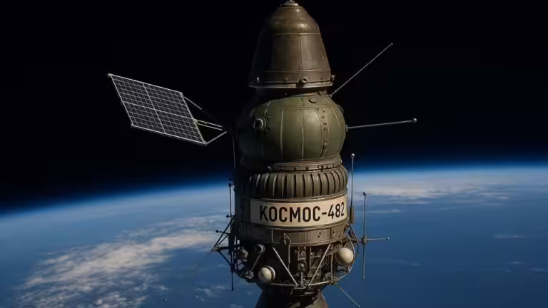 Soviet Venus probe Cosmos-482 crashes into Indian Ocean after 53 years in orbit 