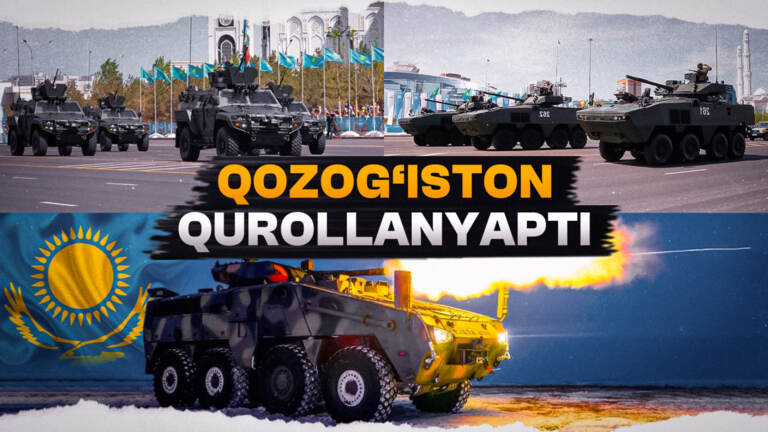 “Bu – Rossiya ta’siridan chiqishga harakat”. Qozog‘istonning “rus qo‘li tegmagan” yangi qurollari haqida nimalar ma’lum?
