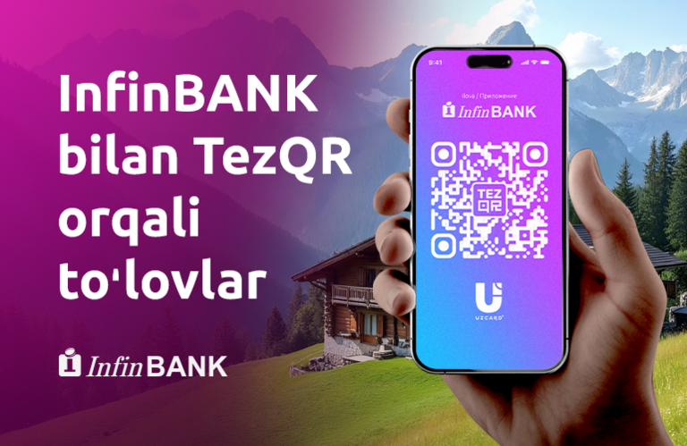 TezQR InfinBANK orqali Amirsoydagi shalelarga eshiklarni ochadi