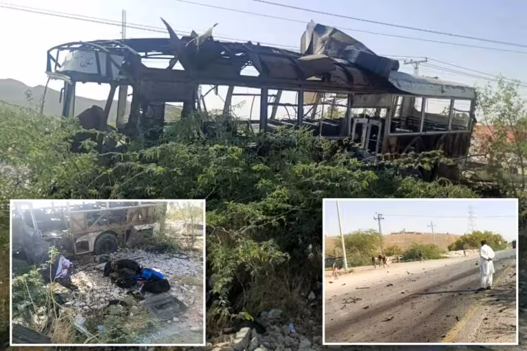 Pokistonda xudkush terrorchi maktab avtobusini portlatib yubordi (video) 