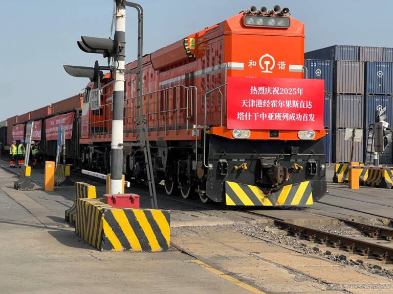 Tashkent–Tianjin freight route launched as Uzbekistan deepens trade ties with China