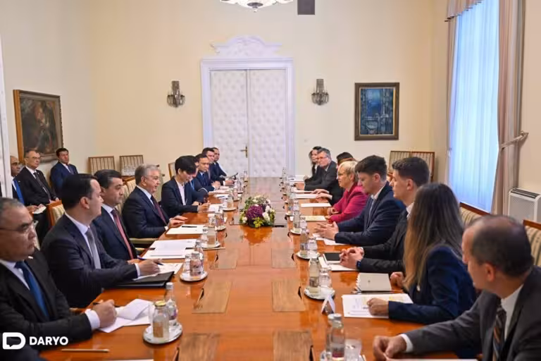 Shavkat Mirziyoyev va Natasha Pirs Musarning muzokaralari bo‘lib o‘tdi. Nimalar muhokama qilindi?