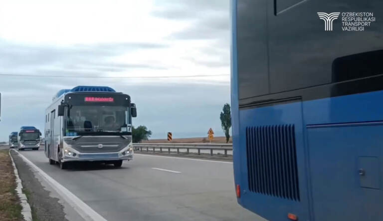 Buxoroga Xitoydan 24 dona zamonaviy avtobus xarid qilindi 