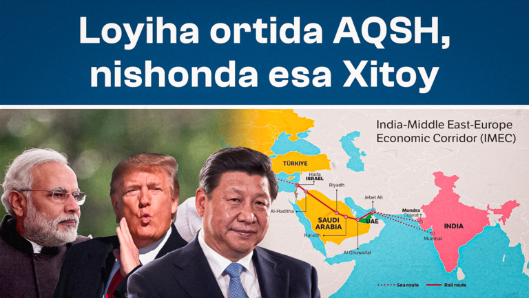 “Loyiha ortida AQSH, nishonda esa Xitoy” — katta geosiyosiy o‘yindagi yangi iqtisodiy koridor