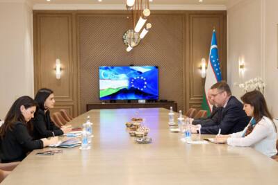 Saida Mirziyoyeva Yevropa Ittifoqining Markaziy Osiyo bo‘yicha maxsus vakili bilan uchrashuv o‘tkazdi