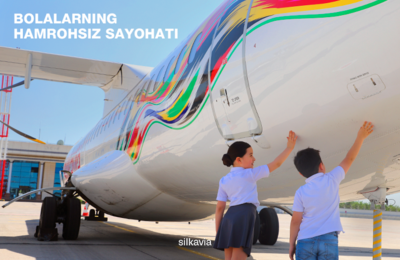 Silk Avia kattalarsiz sayohat qilayotgan bolalarga hamrohlik qilish xizmatini taklif etadi 