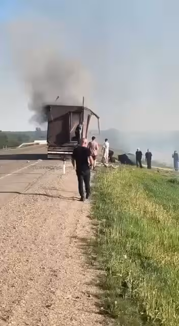 Manzilga yetmay qolgan yuk mashinasi Amur viloyatida
