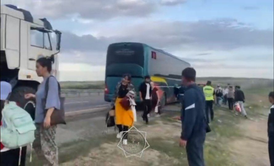 Verletzte usbekische Staatsbürger bei Busbrand in Kasachstan