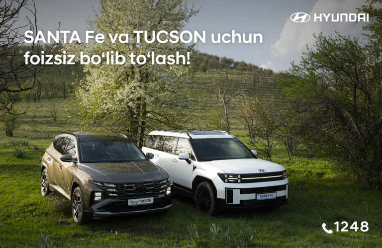 Hyundai Uzbekistan - foizsiz bo‘lib to‘lash imkoniyati qaytdi!