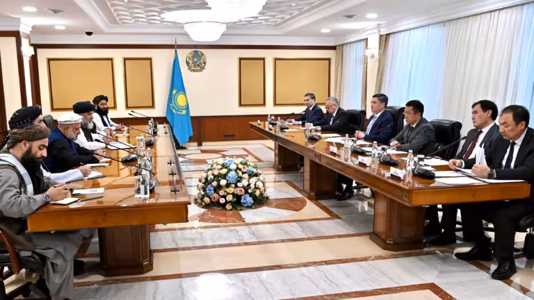 Kazakhstan and Afghanistan discuss expanding trade, infrastructure, and digital cooperation  
