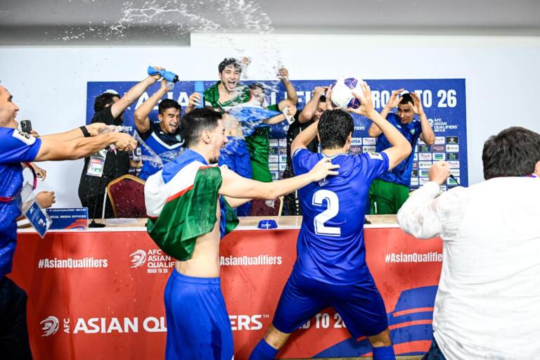Salom, mundial. O‘zbekiston Jahon chempionatiga chiqqan tarixiy o‘yindan fotogalereya