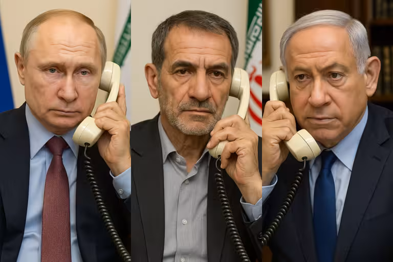 Putin Eron va Isroil rahbarlari bilan telefon orqali suhbatlashdi 
