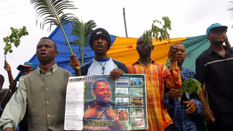 Nigeriya qariyb 30 yil oldin qatl etilgan “Ogoni-to‘qqizlik” a’zolarini vafotidan so‘ng afv etdi 