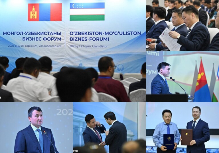 Ulan-Batorda O‘zbekiston—Mo‘g‘uliston biznes-forumi o‘tkazildi (foto)