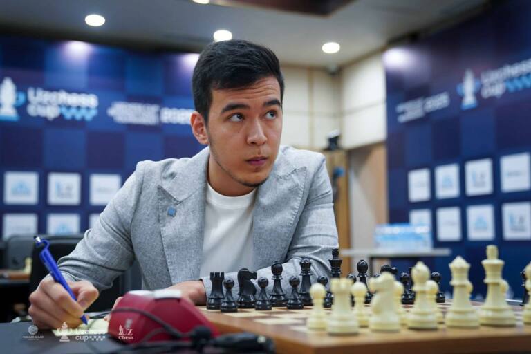 UzChess Cup. Nodirbek Abdusattorov Masters guruhida yetakchiga aylanib oldi