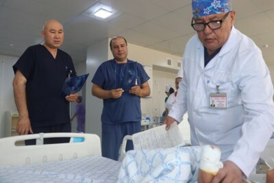 Qashqadaryoda uch yoshli bola kombayn ichiga tushib ketdi