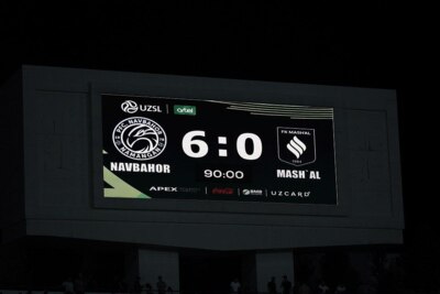 30 yil avvalgi yirik hisobning takrorlanishi, turnir jadvalidagi ilgarilash: “Navbahor” va “Mashʼal” o‘yinidan fotogalereya