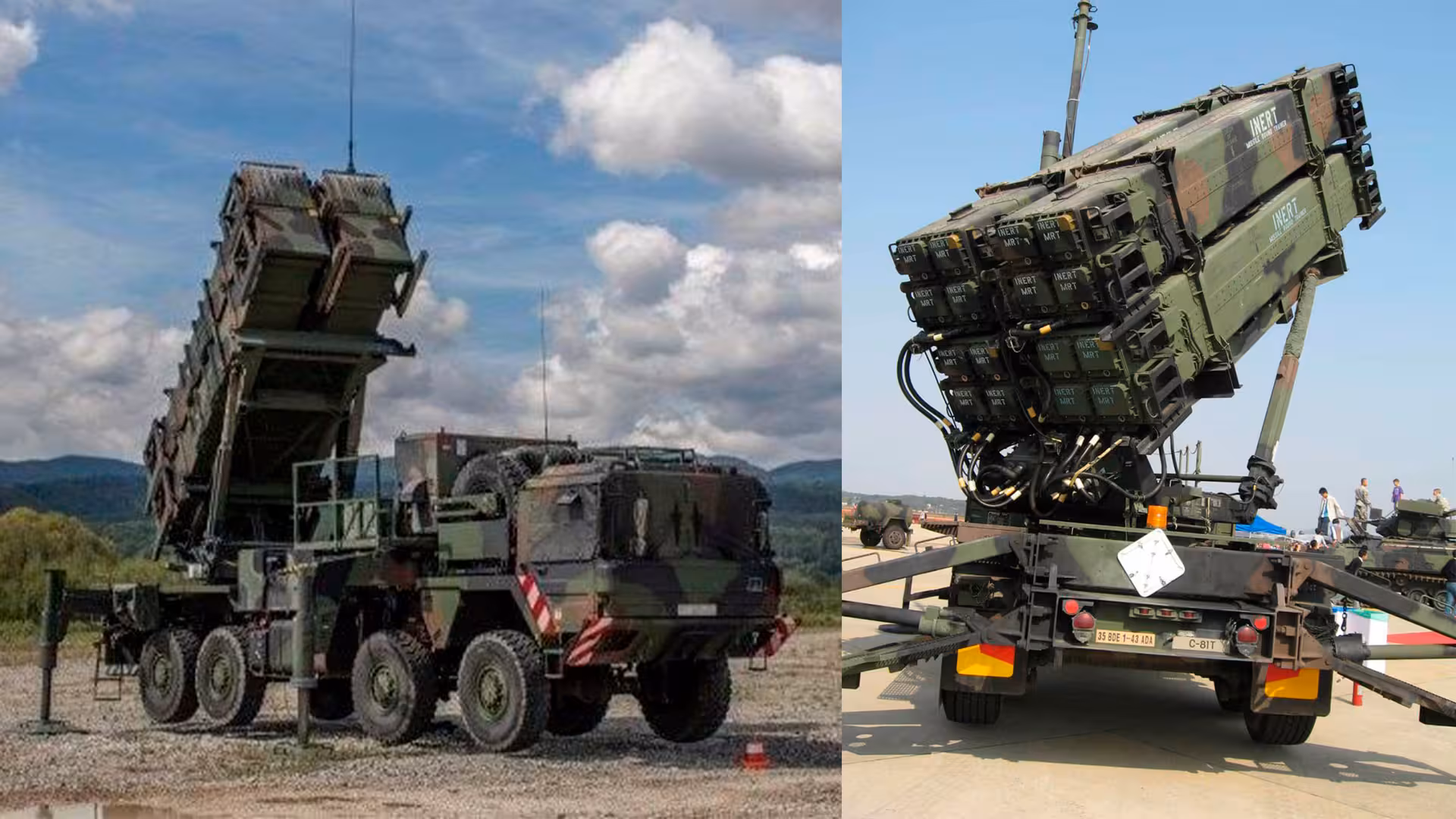 PAC-2 (chap) hamda PAC-3 (o‘ng) raketalarining uchirish tizimlari