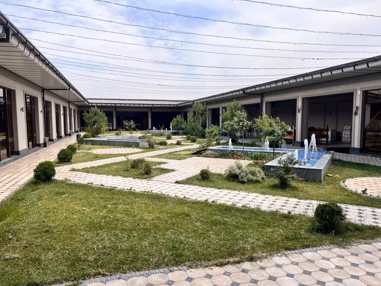 Restoranning yong‘indan oldingi holati.