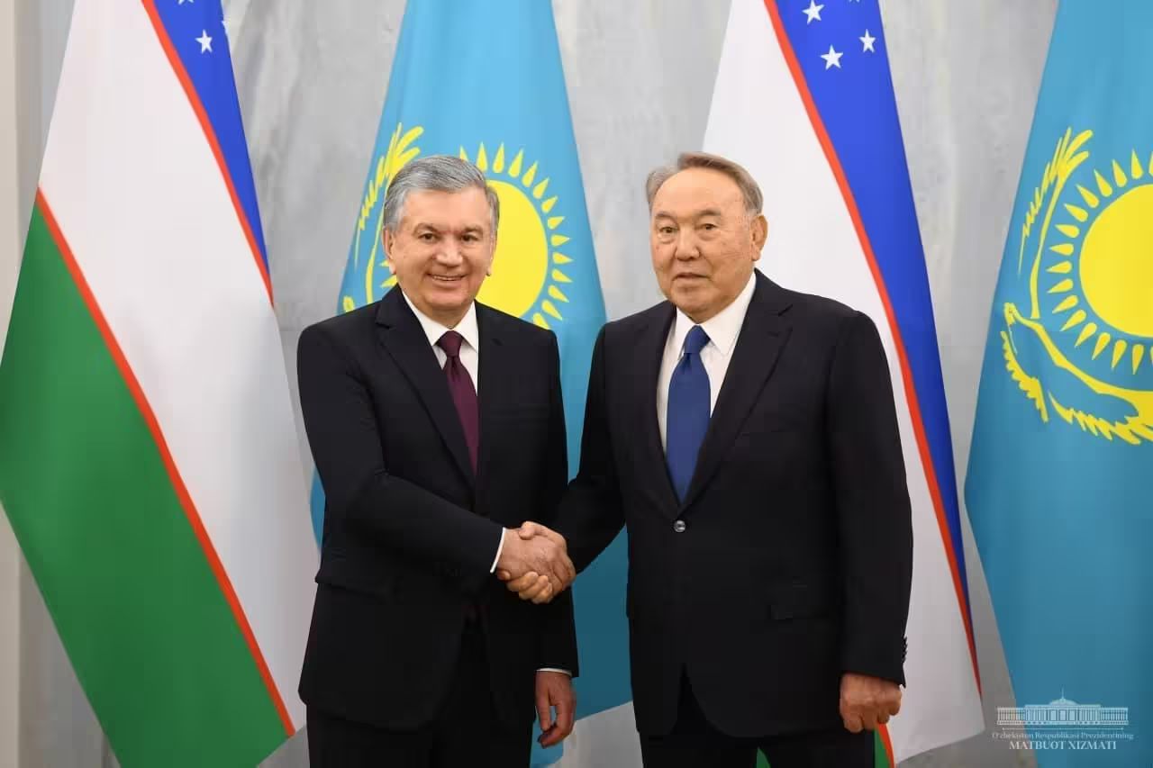Shavkat Mirziyoyev Congratulates Nursultan Nazarbayev on Birthday