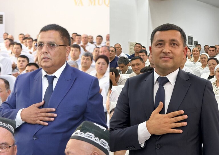 Яккабоғ ва Пахтаобод туманларига янги ҳокимлар тайинланди