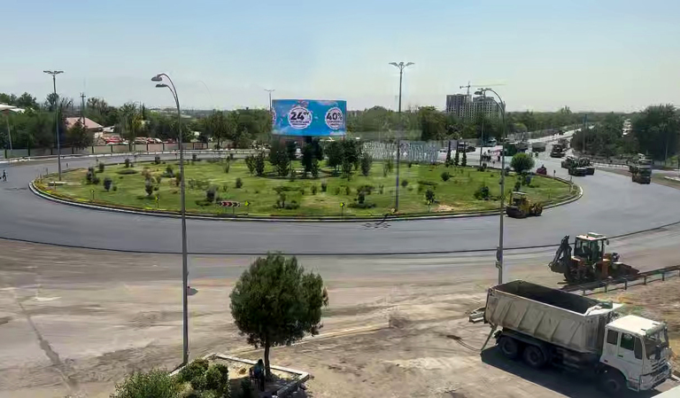 Toshkentda Rohat aylanma yo‘li vaqtincha yopilgani sabab tirbandliklar yuzaga keldi (video)