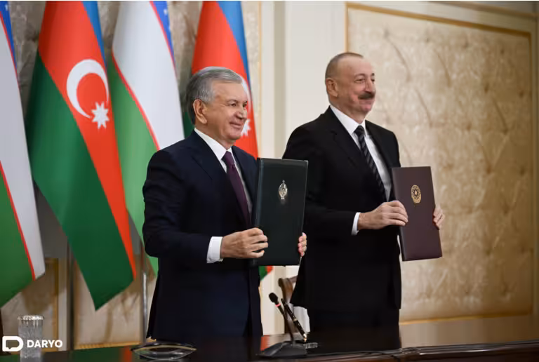 Uzbekistan, Azerbaijan target $1bn trade by 2030 as leaders seal broad cooperation agreements in Baku 